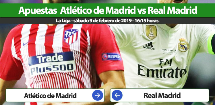 Apuestas LaLiga Atlético Madrid vs Real Madrid.