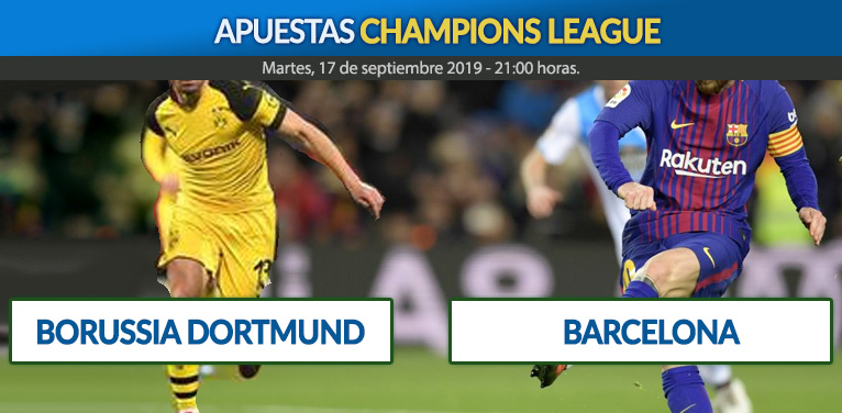 Apuestas Borussia Dortmund – Barcelona | Champions League 2019-2020.