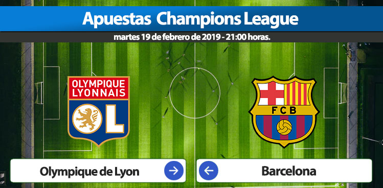 Apuestas Champions - Olympique de Lyon vs Barcelona.