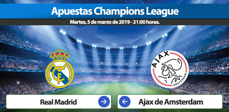 Apuestas Champions| Real Madrid – Ajax de Amsterdam