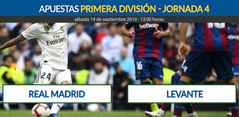 El Real Madrid recibe al Levante en la Jornada 4 de La Liga.