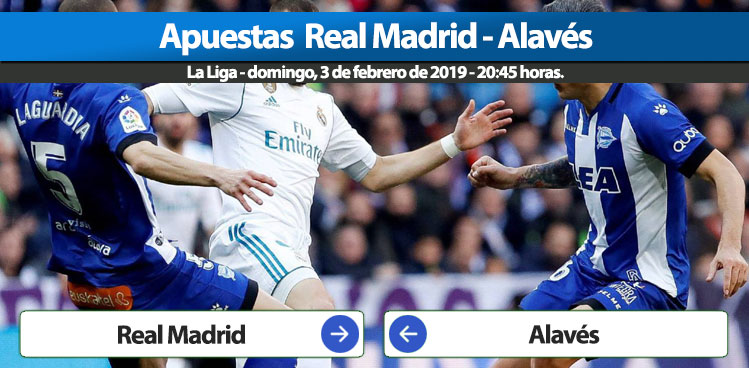 Apuestas fútbol | Real Madrid Alavés. LaLiga 2018/19.