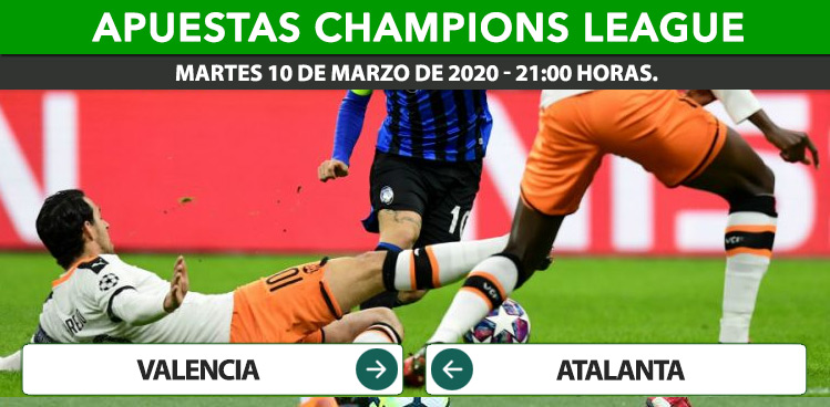 Apuestas Valencia Atalanta | Champions League.